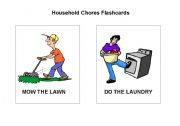 English Worksheet: Household Chores