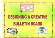 English Worksheet: BULLETIN BOARD!