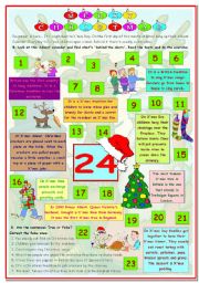 English Worksheet: Christmas traditions