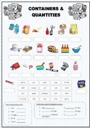 Food Containers & Quantities