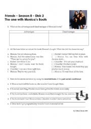 English Worksheet: Friends - The One with Monicas Boots