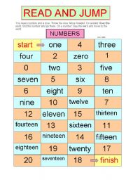 Read and Jump - Numbers