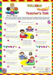 Back to School series  -  Teachers Talk  (1/2)