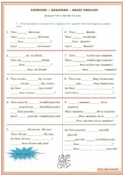 English Worksheet: English for Kids - Part II