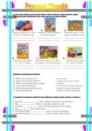 English Worksheet: Present Simple: Adverbs of Frequency