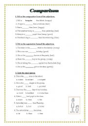 English Worksheet: Comparison