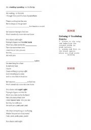 English Worksheet: Song  activity : From a famous adolescent  singer