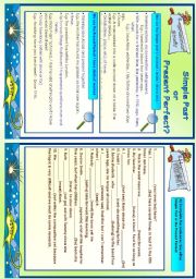 English Worksheet: Simple past vs Present perfect