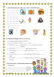 English Worksheet: A Quiz included lots of subject and exercise ( 5 pages)