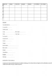 English worksheet: miscelanous