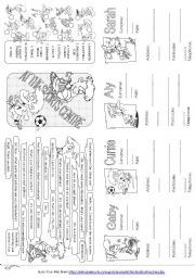 English Worksheet: At the Sport Centre - asking and giving personal information (1)