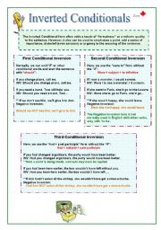 English Worksheet: Inverted Conditional forms