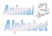 English worksheet: Animal Alphabet Introduction Page
