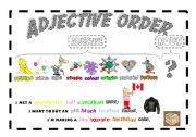 The order of adjectives