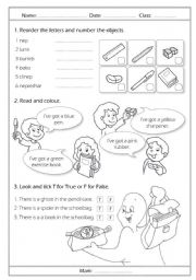 English Worksheet: english test 