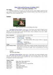 English Worksheet: Harry Potter and the prisoner of Azkaban