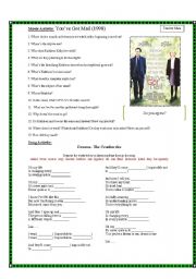 English Worksheet: Movie Activity - Youve got mail