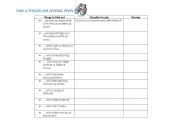 English Worksheet: Icebraker game Find a person