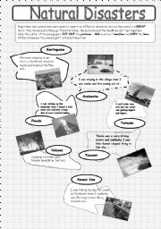 English Worksheet: Natural Disasters