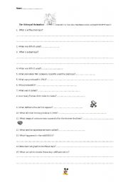 English worksheet: The History of Animation