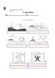English Worksheet:  diagnostic test 4 grade 