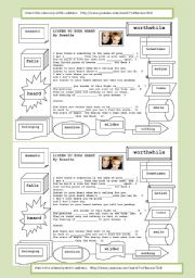 English Worksheet: SONG: LISTEN TO YOUR HEART  by ROXETTE