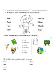 English Worksheet: Quiz