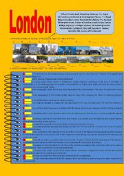 English Worksheet: LONDON text-based activity (fully editable, +answer key!!)