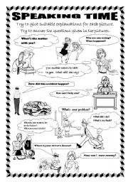 English Worksheet: speaking activity & role play