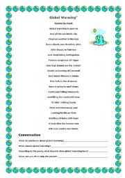 English Worksheet: global warming