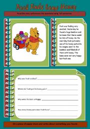 English Worksheet: Working with words