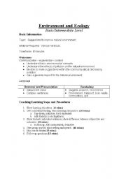 English Worksheet: Environmental Disasters  Indicative vs. Subjunctive Moods Part 1 of 7