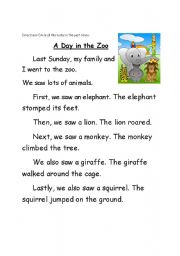 English Worksheet: wild animals