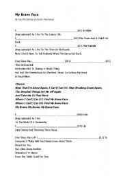 English worksheet: My Brave Face - Paul McCartney - Presente Perfect Continuous