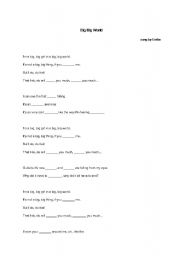 English Worksheet: Big big world