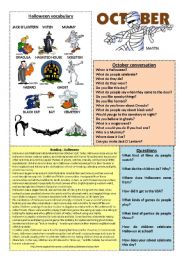 October worksheet 10/12 (read, discuss and answer)