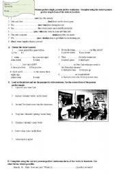English Worksheet: Present perfect simple, present perfect continuous   