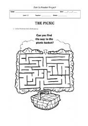 English Worksheet: The Picnic