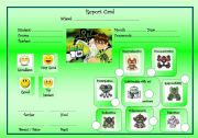 Report Card - Boys version -