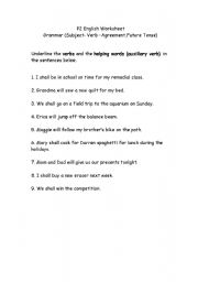 English Worksheet: Grammer