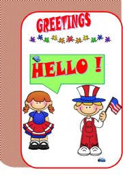 English Worksheet: greetings