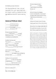 English Worksheet: Easy Simple past....Regular and irregular verbs
