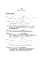 English Worksheet: Plot summary,words and expressions,questions for discussion of 