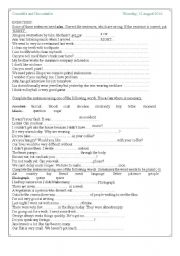 English Worksheet: countables and uncountables nouns