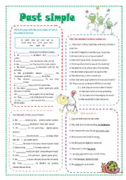 English Worksheet: Past simple