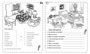 English Worksheet: PREPOSITIONS 2 - 	 B&W