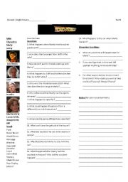 English Worksheet: Back to the Future II-Worksheet 2