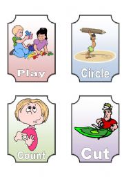 Action Verbs Flashcards (6 of 12)