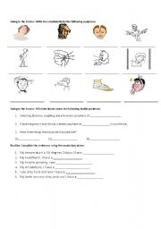 English worksheet: Doctors Visit -- Listening Activities