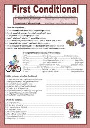 English Worksheet: First Conditional